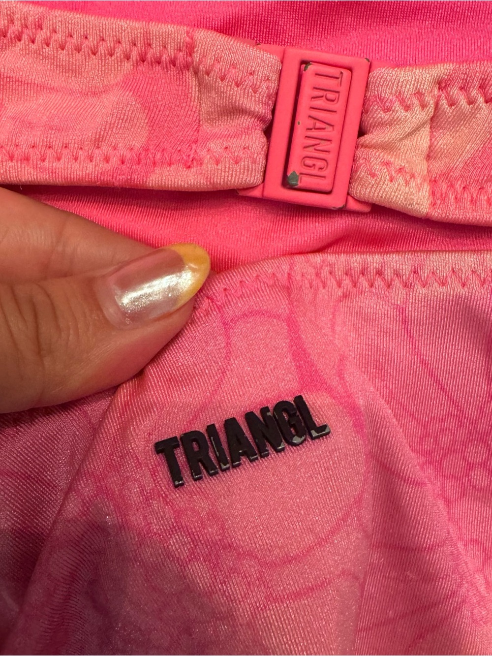 Triangl Mica Pitaya Floral L Pink Floral Bikini SET LARGE - Picture 4 of 7